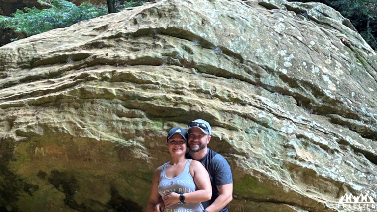 Derek & Keli - Hiking Hocking Hills