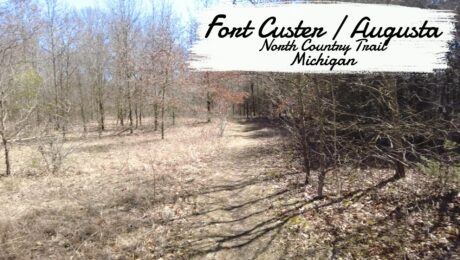 Hiking Fort Custer Section of North Country Trail