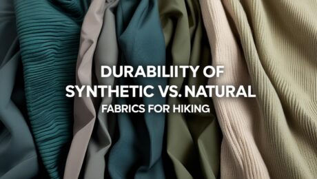Durability of Synthetic vs. Natural Fabrics for Hiking